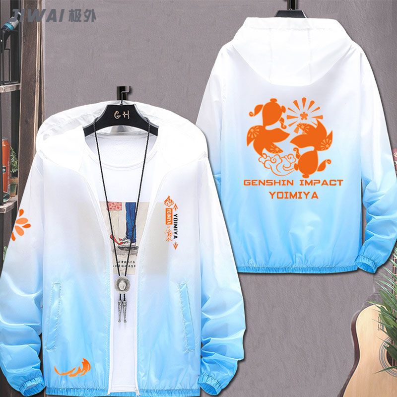 Nhân Vật yoi Miiya Độc Đáo | Genshin Áo Khoác Hoodie Chống Nắng Thời Trang Cho Nam Và Nữ xjnm