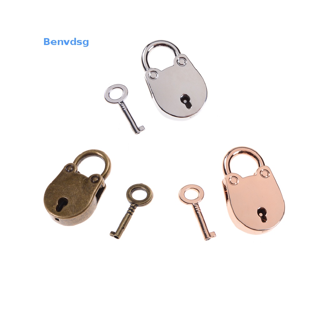 Benvdsg &gt; Ổ Khóa Mini Phong Cách Cổ Điển Kèm Chìa Khóa