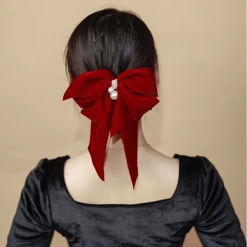 Kẹp Tóc Hình Nơ Lớn Thời Trang Xuân Hè Mới 2021 Cho Nữ