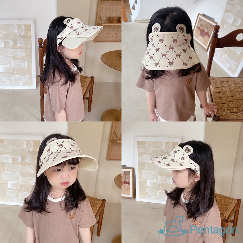 Mũ Lưỡi Trai Nửa Đầu Chống Tia Uv Thời Trang Mùa Hè Cho Bé