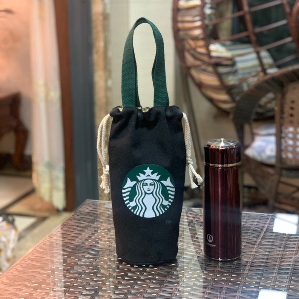 Túi Dây Rút Đựng Bình Nước Starbucks Độc Đáo