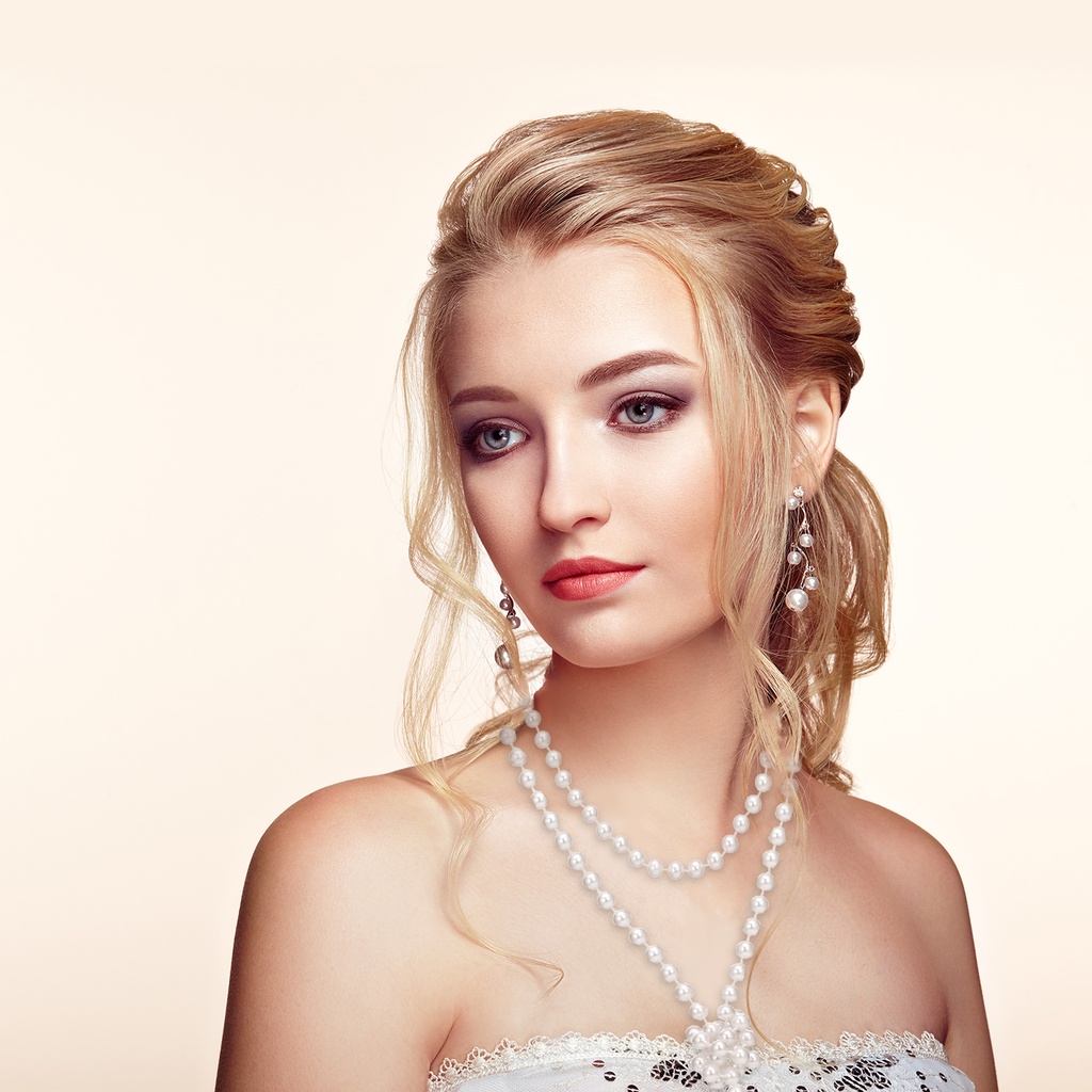 Vòng cổ Ngọc Trai Dài 180cm Sang Trọng