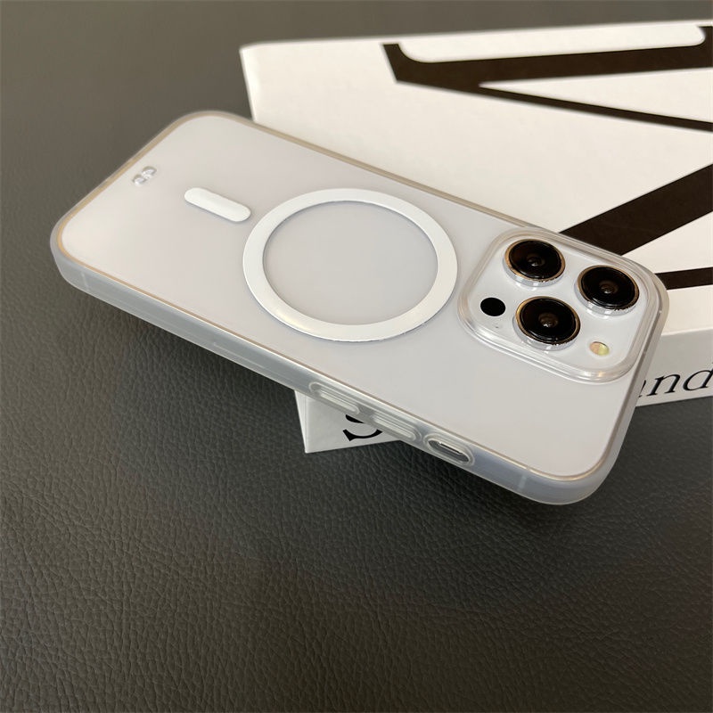 【2 trong 1】Ốp lưng iphone trong suốt hỗ trợ sạc không dây iPhone 11 12 13 14 Pro Max Plus
