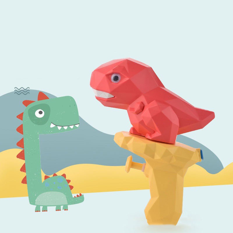 Khủng Long Phun Nước Màu Sắc Macaron - Đồ Chơi Tuyệt Vời Cho Trẻ Em Trong Mùa Hè