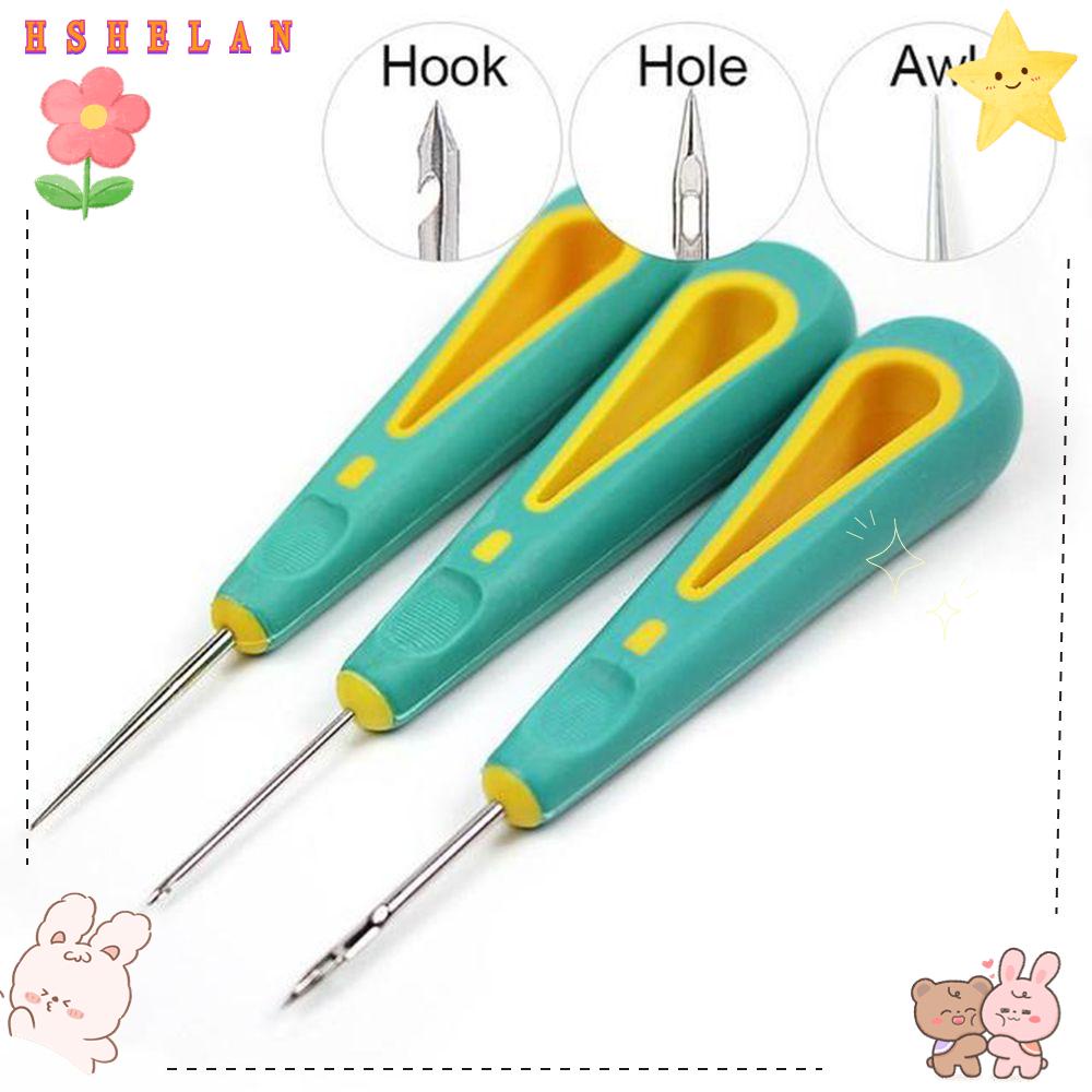 Kim Khâu Đồ Da Bằng Thép Cán Cao Su Awl