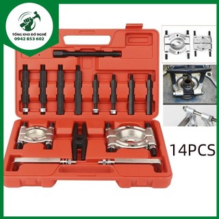 Bộ Vam đĩa, Cảo mặt trăng 14 chi tiết - Bộ vam đĩa chặn, tháo vòng bi, bạc đạn _ TKDN