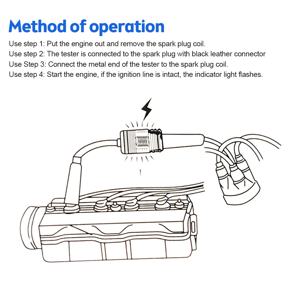 Thiết Bị Kiểm Tra Bugi Đánh Lửa Cho Động Cơ Bên Ngoài Xe Hơi