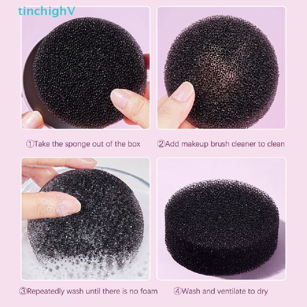 Dụng Cụ Vệ Sinh Cọ Trang Điểm Bằng Bọt Biển Tiện Dụng