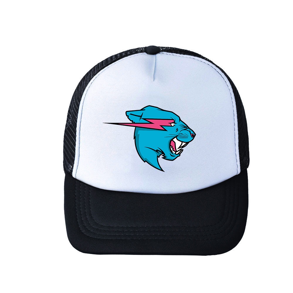 Kira Mr Beast Mũ Lưỡi Trai Chống Nắng Thoáng Khí Đa Năng Họa Tiết Hoạt Hình
