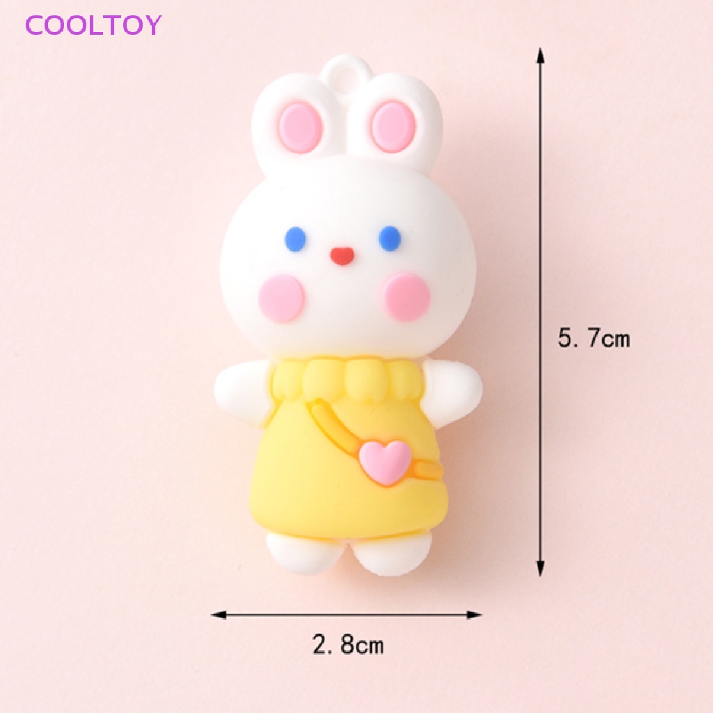 Móc Khóa Hình Thỏ Hoạt Hình Xinh Xắn Đáng Yêu