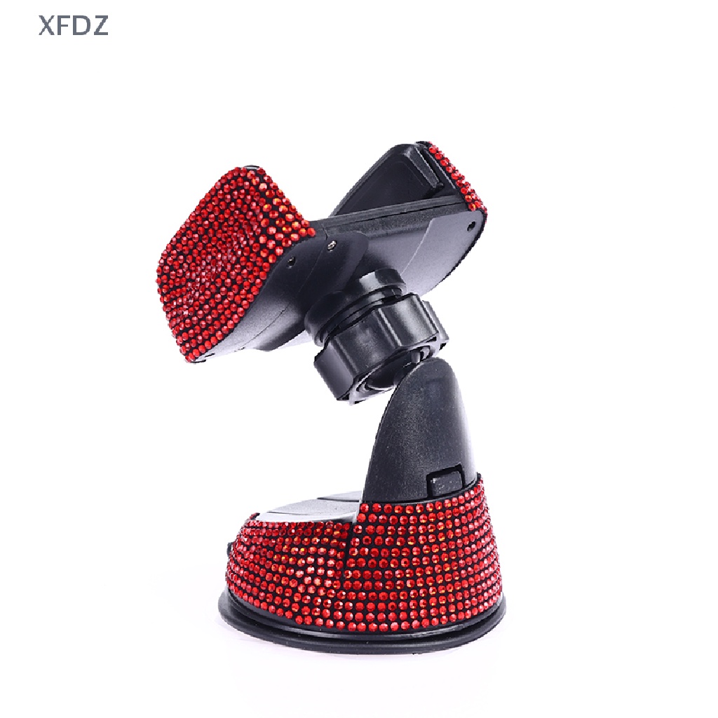 [XFDZ] Giá Đỡ Điện Thoại Đính Kim Cương Pha Lê Cho Điện Thoại Gắn Bảng Điều Khiển Xe Hơi F