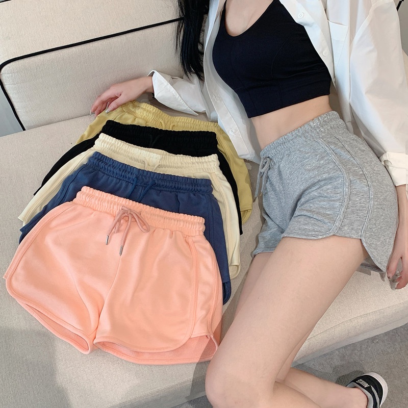 Bộ Đồ Hóa Trang Cô Gái Ngày Tháng Tư Xinh Xắn|Quần Short Thể Thao Dáng Rộng Phối Dây Rút Thời Trang Mùa Hè Cho Nữ