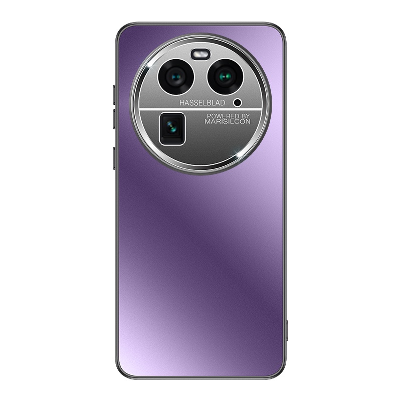 Ốp Điện Thoại PC Nhám Bảo Vệ Ống Kính Máy Ảnh Toàn Diện Chống Dấu Vân Tay Cho Oppo Find X6 Pro Giá Đỡ