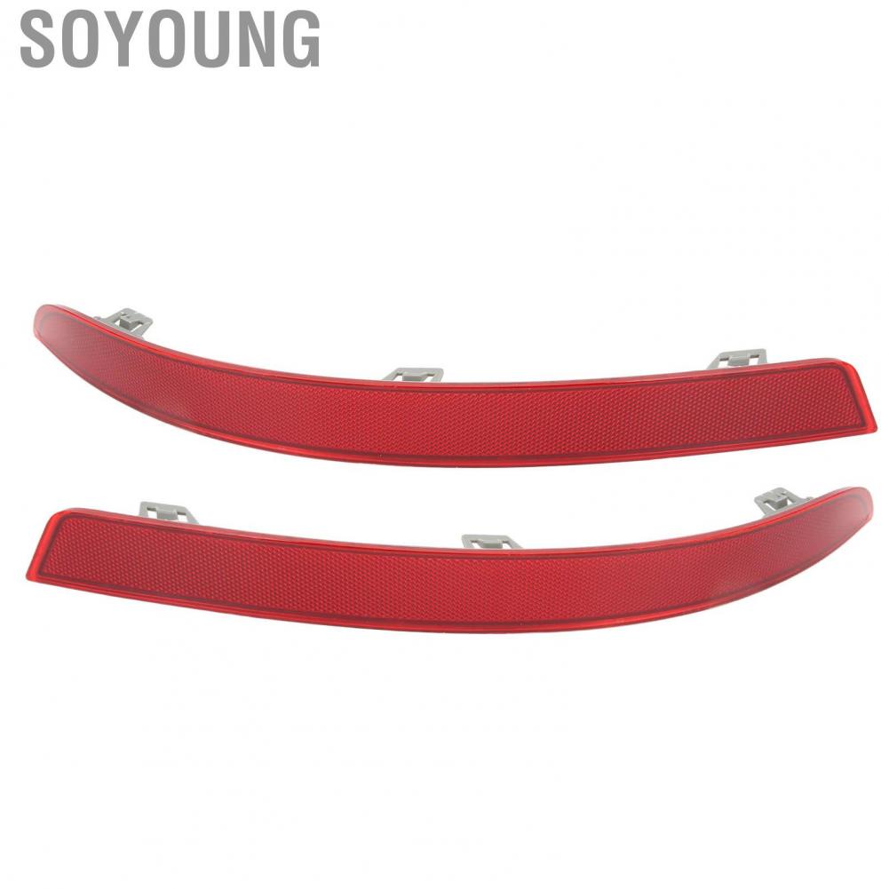 Soyoung Rear Bumper Reflector  Red Waterproof Night Perfect Match Warning for GL63 GL320 GL450 GL550