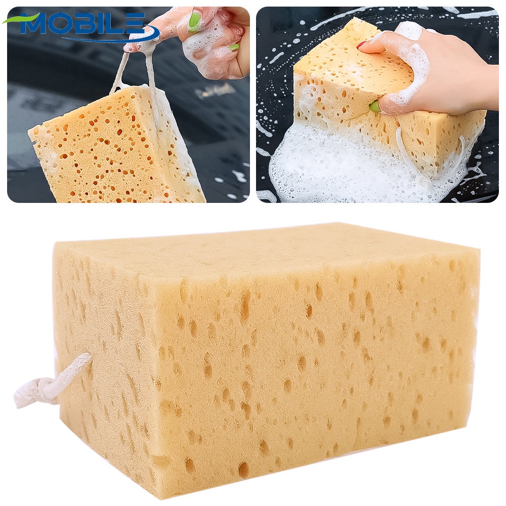 [Featured] Mút Xốp Mềm Mại Vệ Sinh Xe Hơi / Xe Máy Hình Tổ Ong Mật Độ Cao