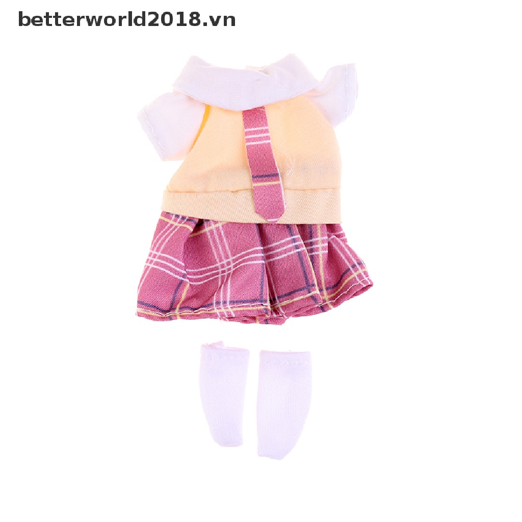 Set Đồ Thời Trang Cho Búp Bê 16-17cm 1 / 8