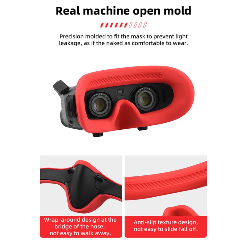 Kính Thực Tế Ảo DJI Avata Goggles 2 Bằng Silicon Kèm Dây Đeo Mắt Tiện Dụng
