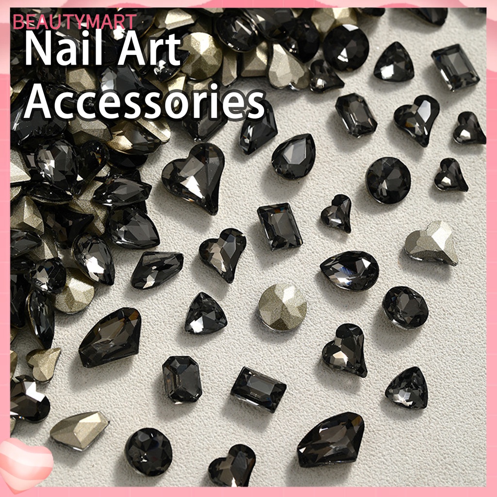 Set 20 Hạt Đá 3D Trong Suốt Lấp Lánh Trang Trí Móng Tay Nghệ Thuật