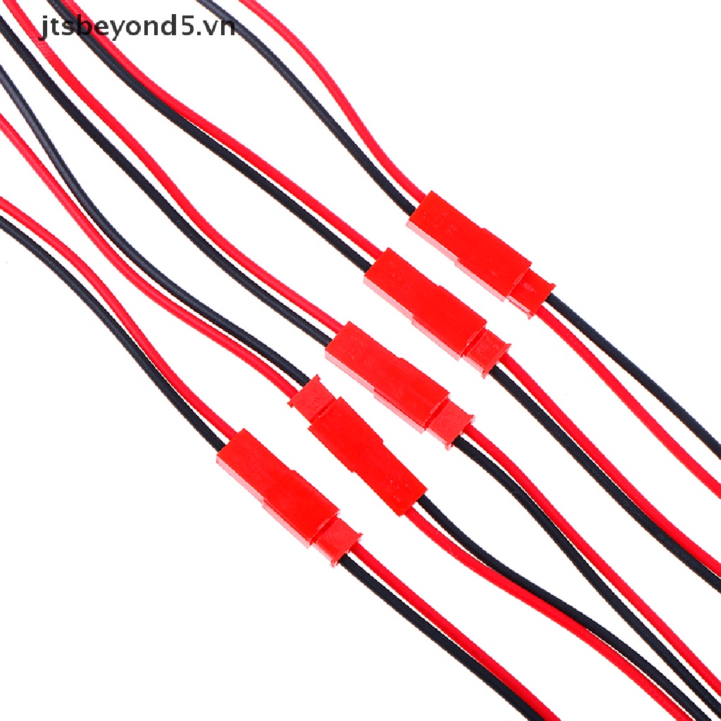 20 cái Đầu nối 2 chân nam nữ jst cắm cáp 22 dây awg cho pin rc ..