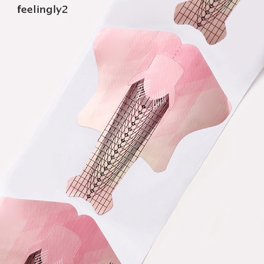 Set 100 / 300 Tờ Giấy Hỗ Trợ Nối Dài Móng Tay Tiện Dụng