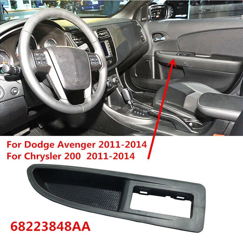 Bảng Công Tắc Điều Chỉnh Màu Đen Chất Lượng Cao 68223848Aa RH Cho 2011-2014 Dodge Avenger Chrysler 200