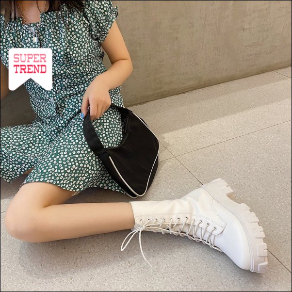 Giày Bốt Martin Đế Dày Phong Cách Retro Dễ Phối Đồ Hợp Thời Trang