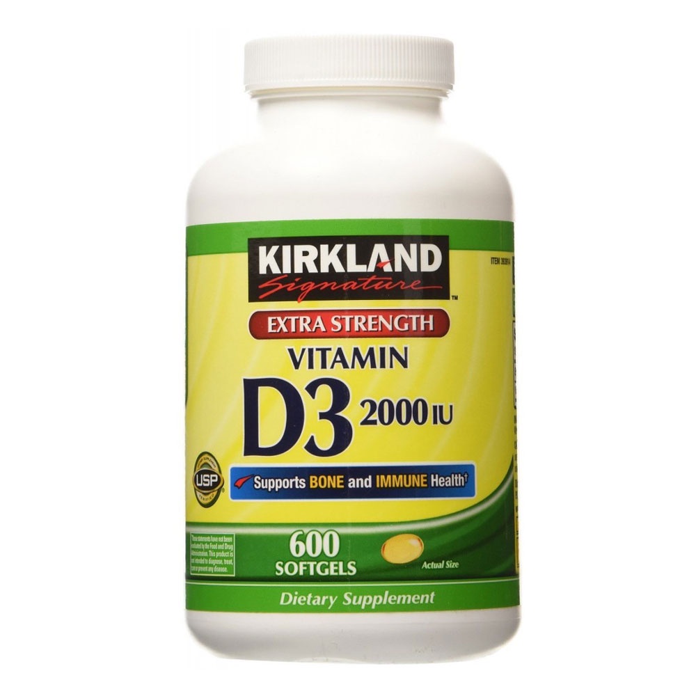 Vitamin D3 50 Mcg  Kirkland Signature - 600 Viên