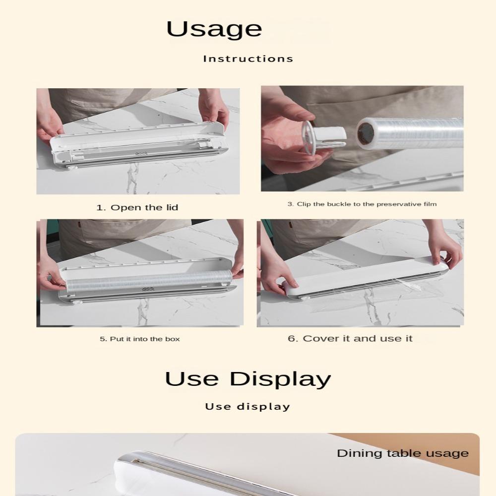 Giá Đỡ Cuộn Màng Bọc Thực Phẩm Treo Tường Tiện Lợi Dành Cho Nhà Bếp