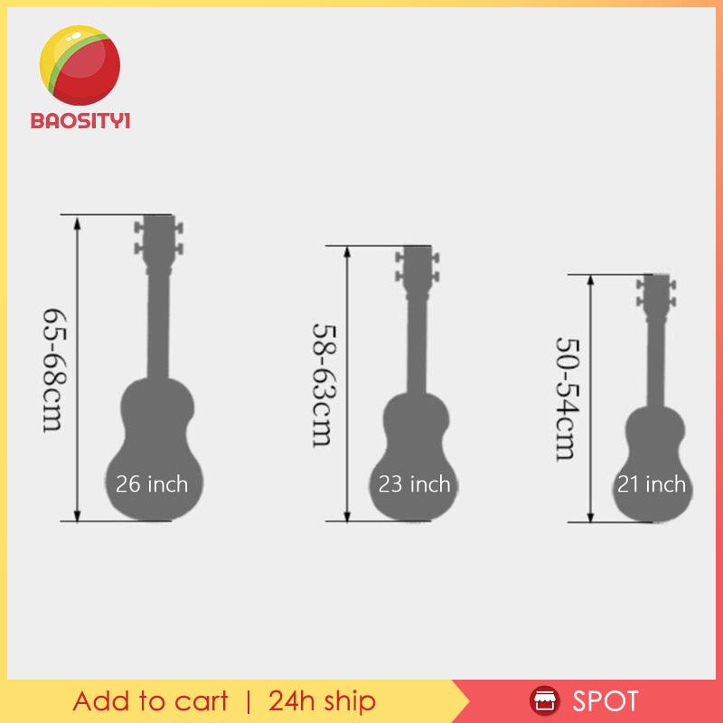 [Baosity1] Túi Đựng Đàn Ukulele Soprano Concert Tenor Đệm Dày