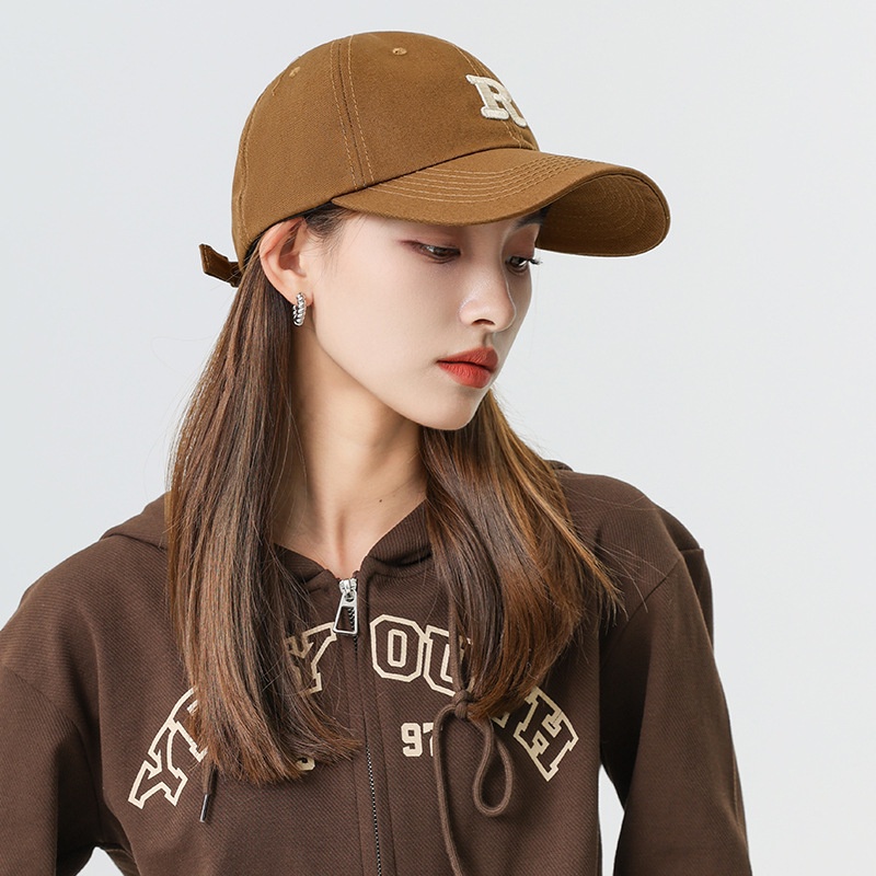 Mũ Bóng Chày Mùa Hè Tiêu Chuẩn R Tiêu Chuẩn Mới Đầu To Rộng Và Hình Dạng Ba Chiều Sâu Không Xếp Nếp Phiên Bản Hàn Quốc Dễ Phối Đồ