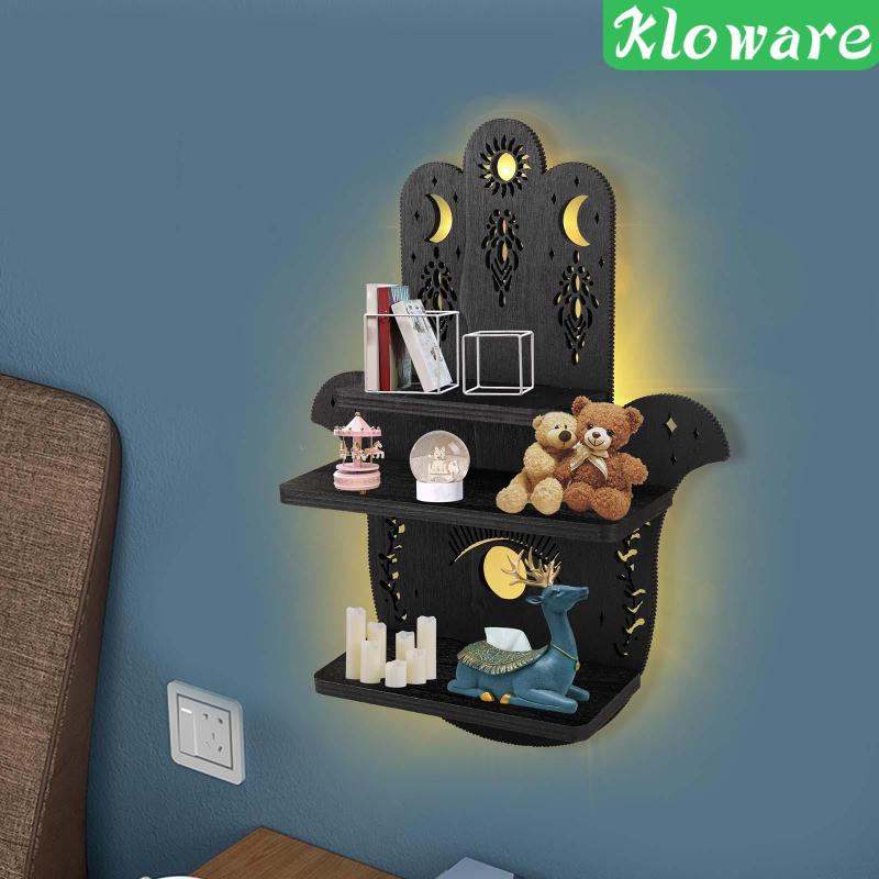 Kệ Gỗ Pha Lê Dùng Trang Trí Phòng Độc Đáo