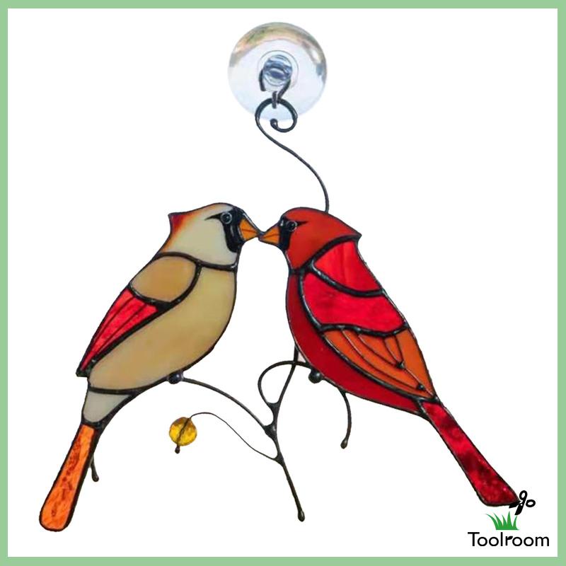 Set 2 Bức Tượng Chim Điêu Khắc Treo Tường Trang Trí Sân Vườn