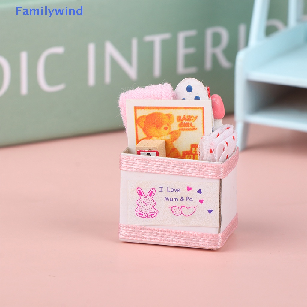 Hộp Đồ Chơi Mini Dễ Thương Cho Nhà Búp Bê 1: 12