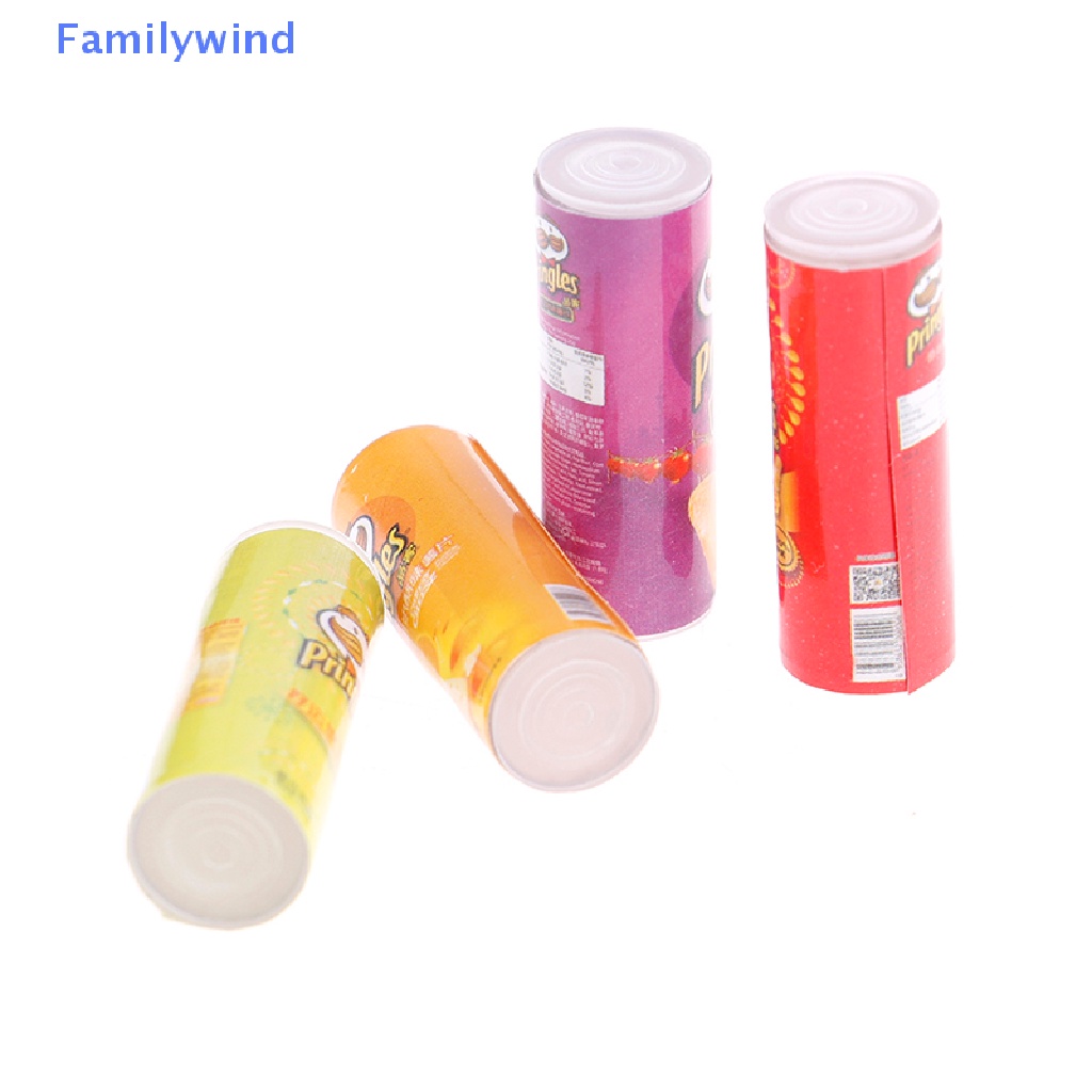 Set 4 Bình Đựng Khoai Tây Chiên Mini Tỉ Lệ 1: 12 Trang Trí Nhà Búp Bê