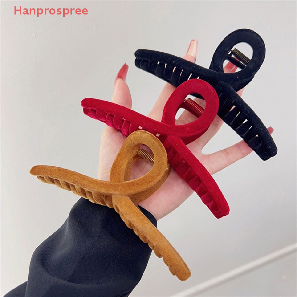 Hanprospree > Kẹp Tóc Chéo Cố Định Hình Cá Mập Phong Cách Retro