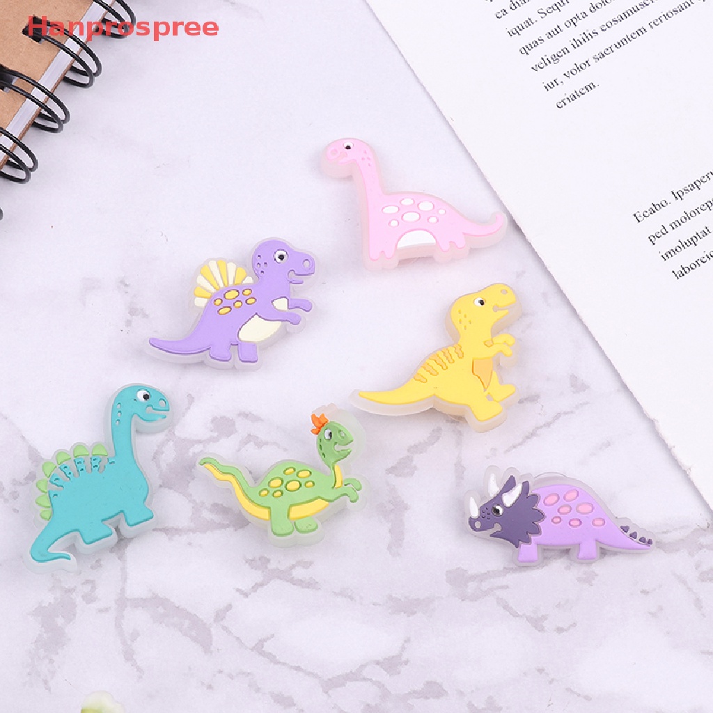 1 Khóa Dây Giày Hình Khủng Long Dạ Quang Dễ Thương