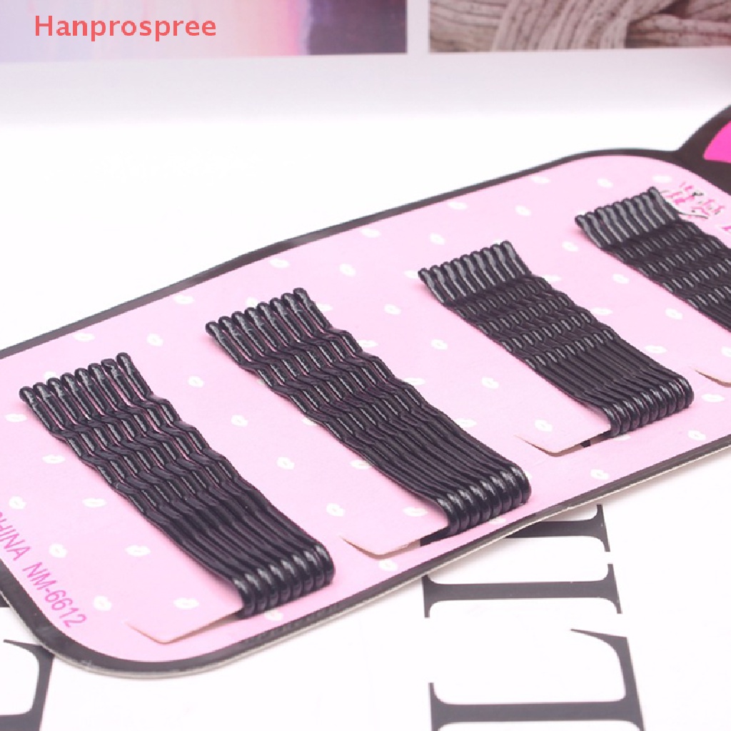 Set 34 Kẹp Tóc Dây Thép Màu Đen Thời Trang Cho Bé