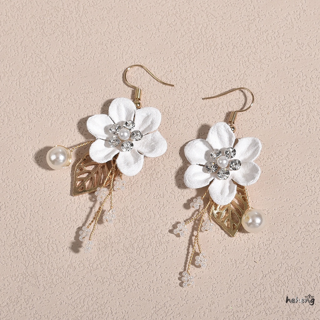 Bộ Bông Tai Lược Chải Tóc Thả Lược Bằng Hợp Kim Màu Sắc Ngọt Ngào Trang Trí Tiệc Cưới Kỷ Niệm