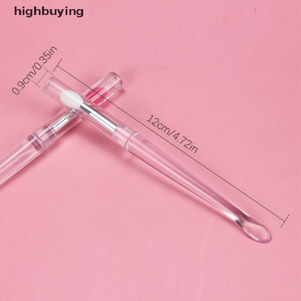 1 Cọ Tô Son Môi Bằng Silicone Kèm Muỗng Và Nắp Đậy Chống Bụi Tiện Dụng