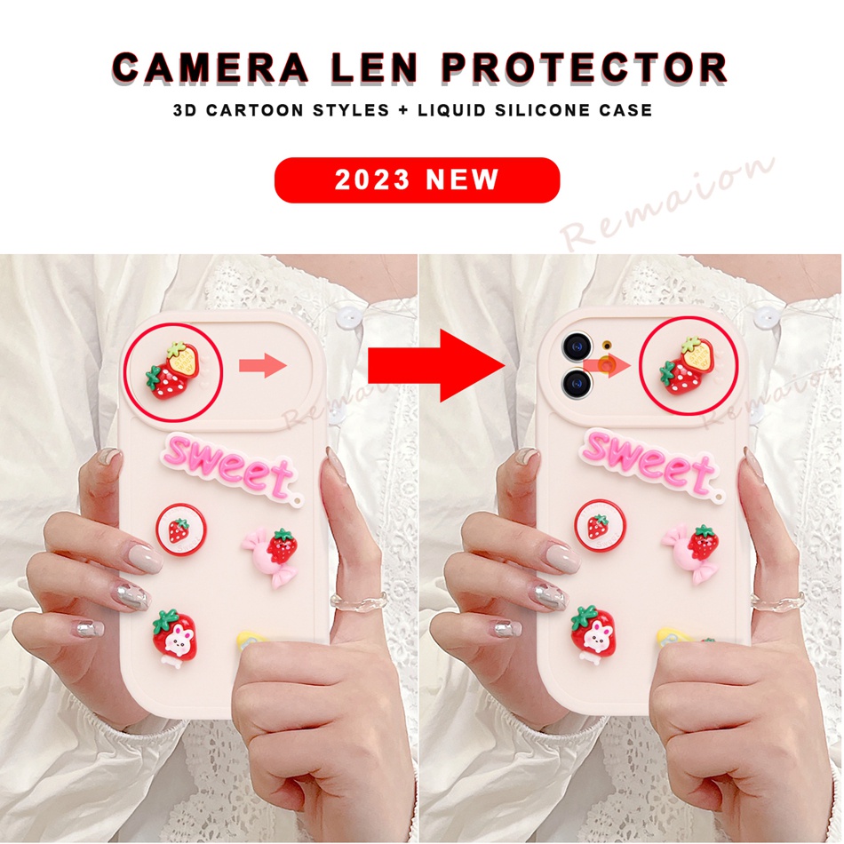 Ốp Điện Thoại Silicon Dẻo Hình Hoa 3D Cho iPhone 11 12 13 14 Pro MAX Plus X XR XS MAX 7 8 Plus SE 2020 11Pro 12pro