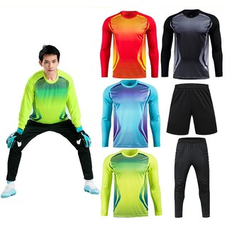 Bộ Đồng Phục Tay Dài In Họa Tiết Đội Tuyển Goalkeeper Jersey Phong Cách Thể Thao Cho Người Lớn Và Trẻ Em