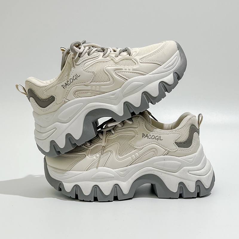 Giày Thể Thao Đế Xốp Cột Dây Thời Trang Hàn Quốc Cho Nữ