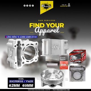 Lòng kiếng ta racing exciter 155 / y16zr 62- 65mm / chân 33