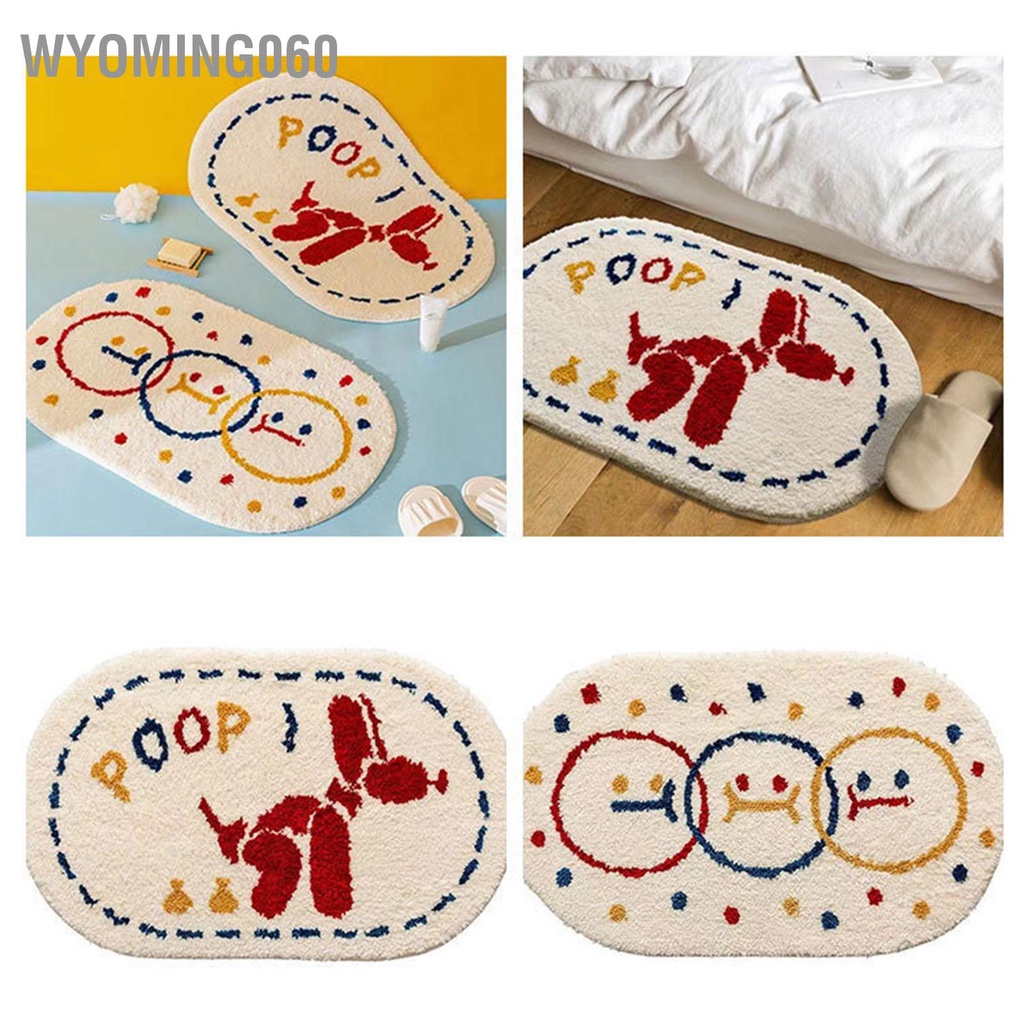 Thảm Lông Giả Mềm Mại Thấm Hút Nước Tốt Cho Phòng Khách