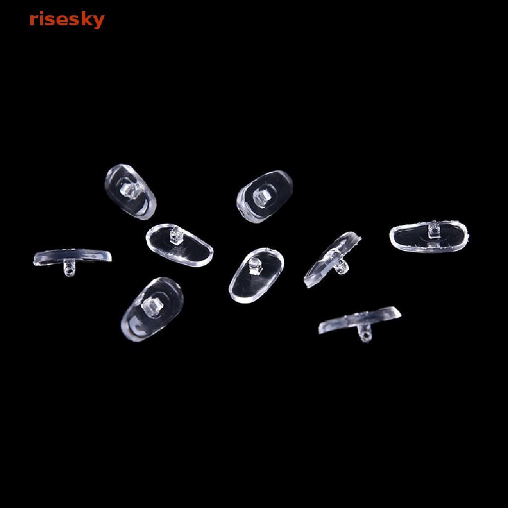 Set 50 Cặp Đệm Mũi Silicone Hình Oval Cho Mắt Kính