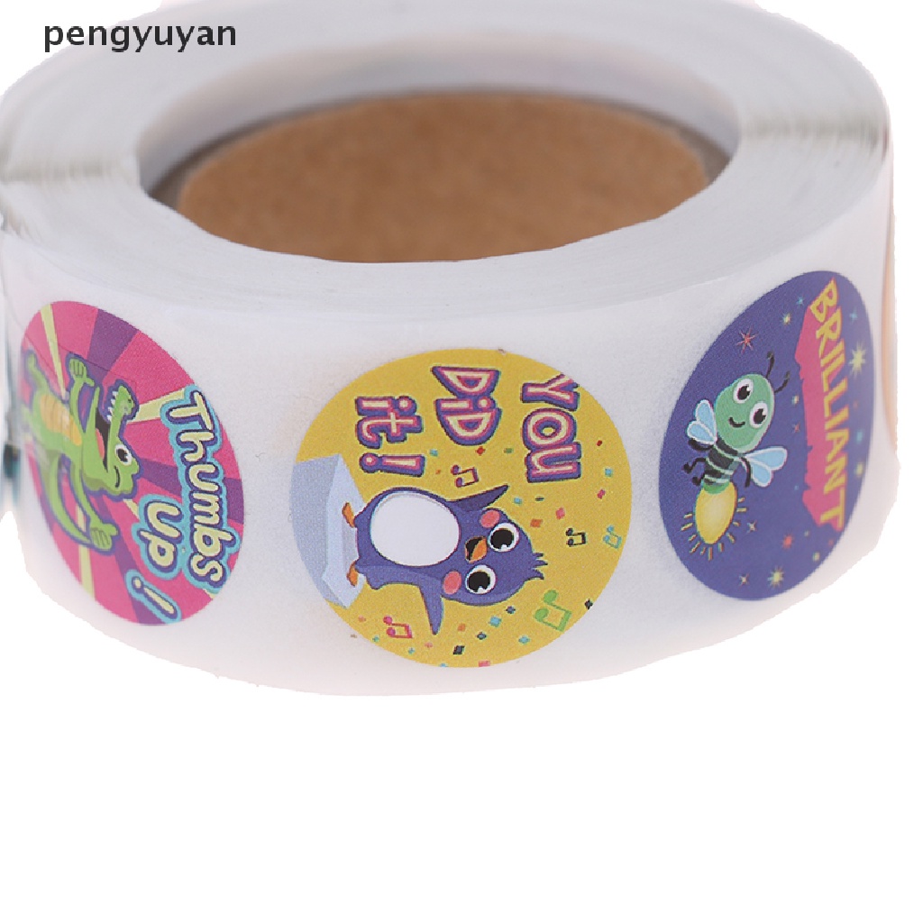 [pengyuyan] Cuộn 500 Miếng Dán Phần Thưởng Động Lực Cho Học Sinh [Mới]