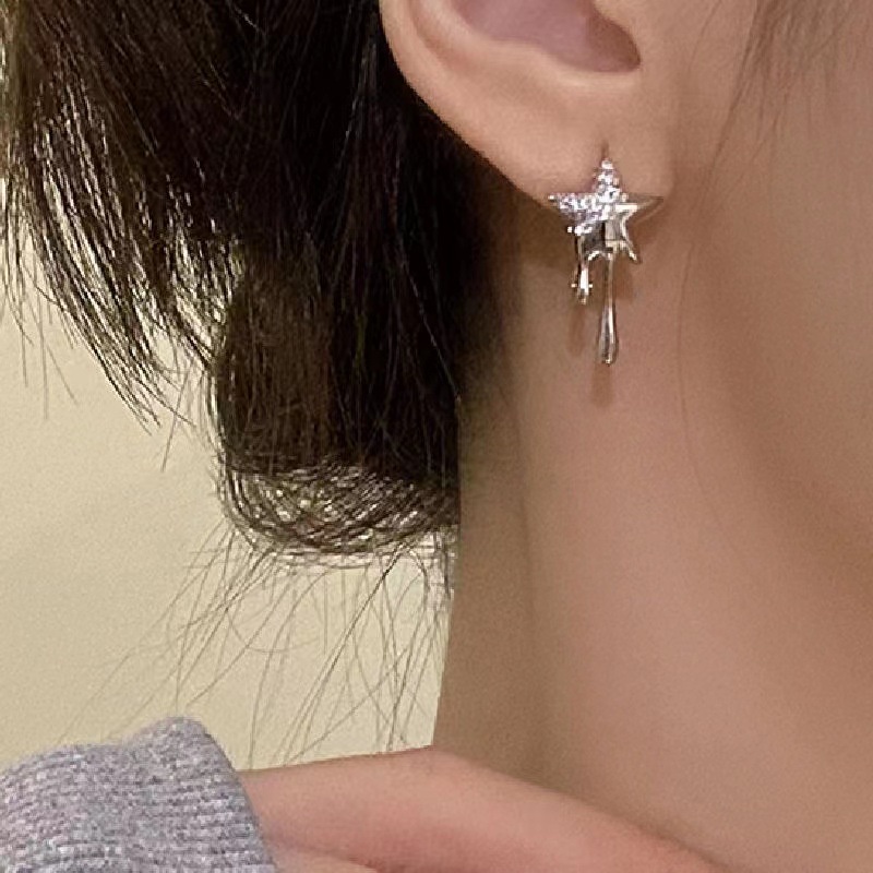 Khuyên Tai Hình Ngôi Sao / Trái Tim Mẫu Mới 2023 Thời Trang Cho Nữ