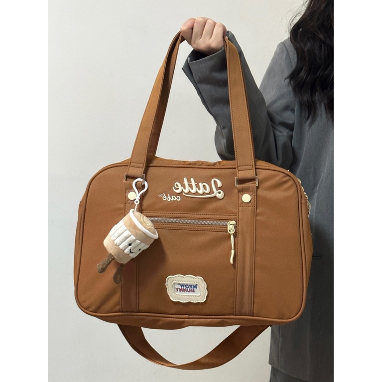 Túi Tote Đeo Vai Kích Cỡ Lớn Phong Cách Thời Trang Retro Kích Thước 27X35