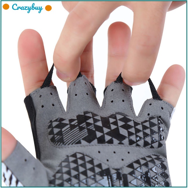 Cr Găng Tay Nửa Ngón Chống Nắng Chống Trượt Thoáng Khí Dành Cho Hoạt Động Ngoài Trời