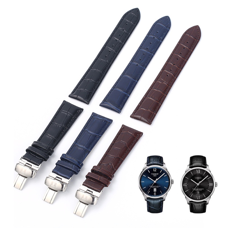 TISSOT Phù Hợp Đồng Hồ T099 Da Bò Thật Họa Tiết Cây Tre T063 Cho Nam